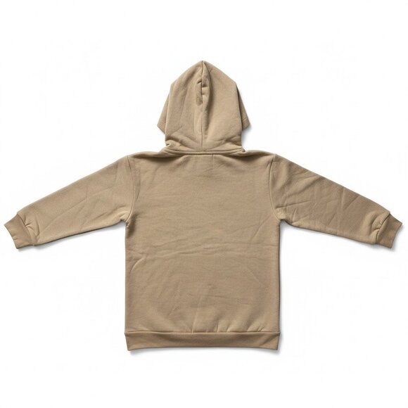 Pokemon Boys Tan Hoodie With Pikachu Embroidered Design Kangaroo Pocket Small - Picture 5 of 10